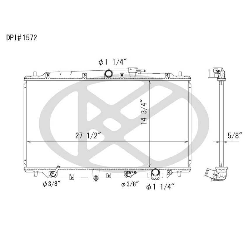 KOYORAD A1572 Koyorad Radiator A1572