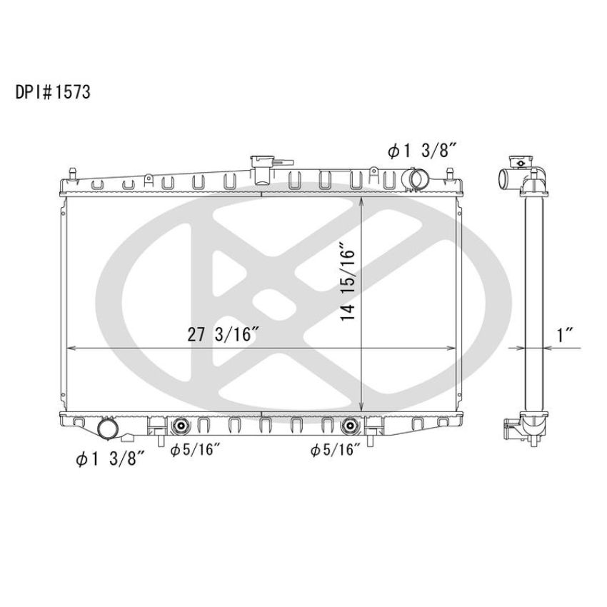 KOYORAD A1573 Koyorad Radiator A1573