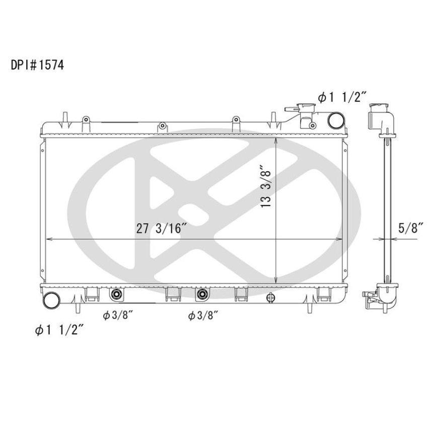 KOYORAD A1574 Koyorad Radiator A1574