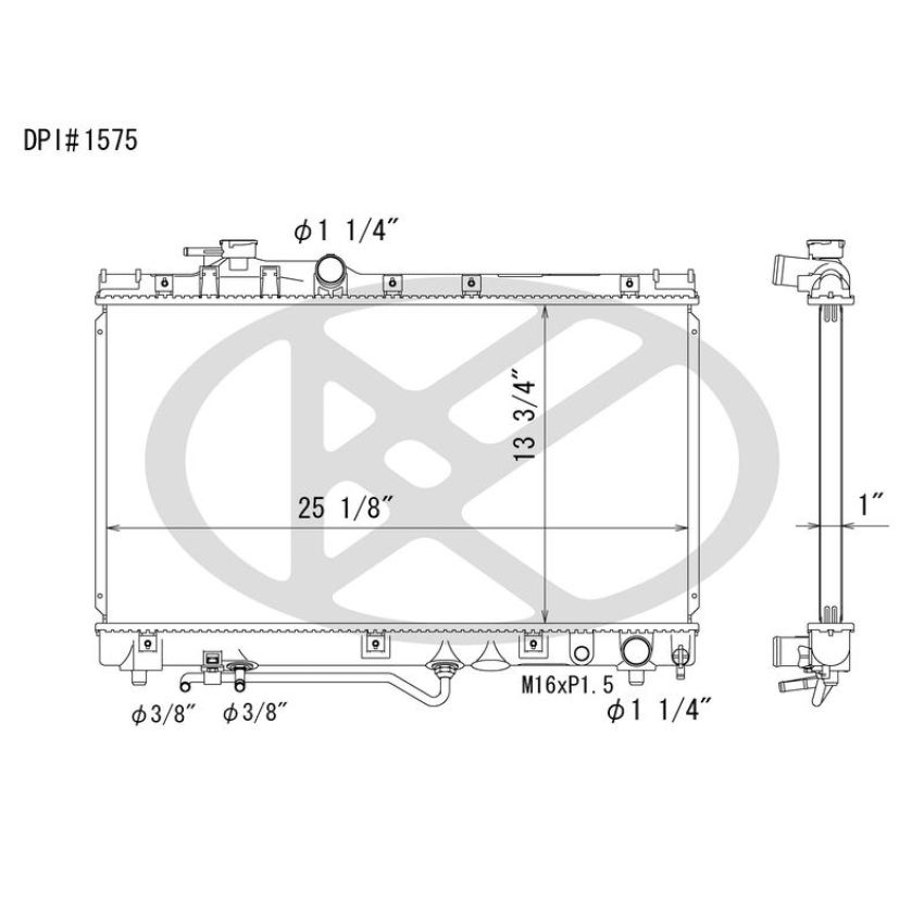 KOYORAD A1575 Koyorad Radiator A1575
