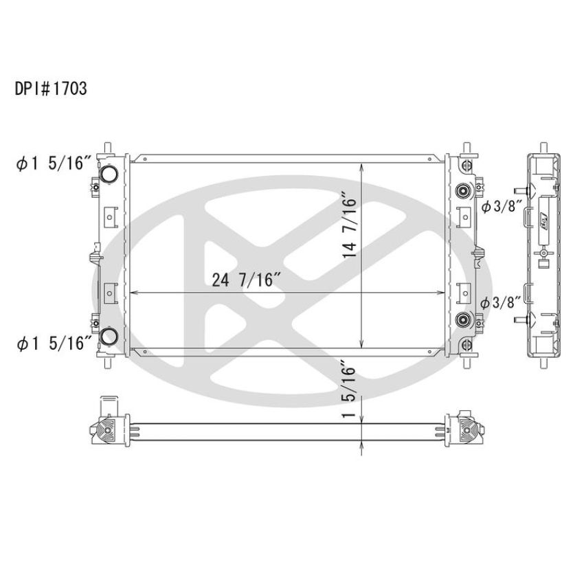 KOYORAD A1703 Koyorad Radiator A1703