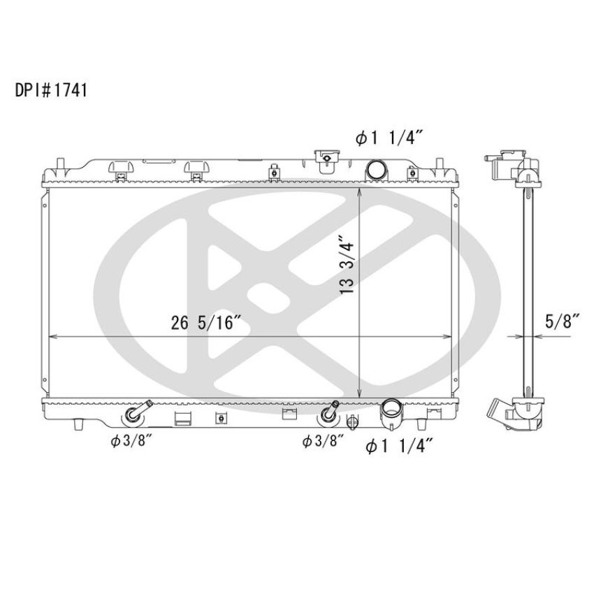 KOYORAD A1741 Koyorad Radiator A1741