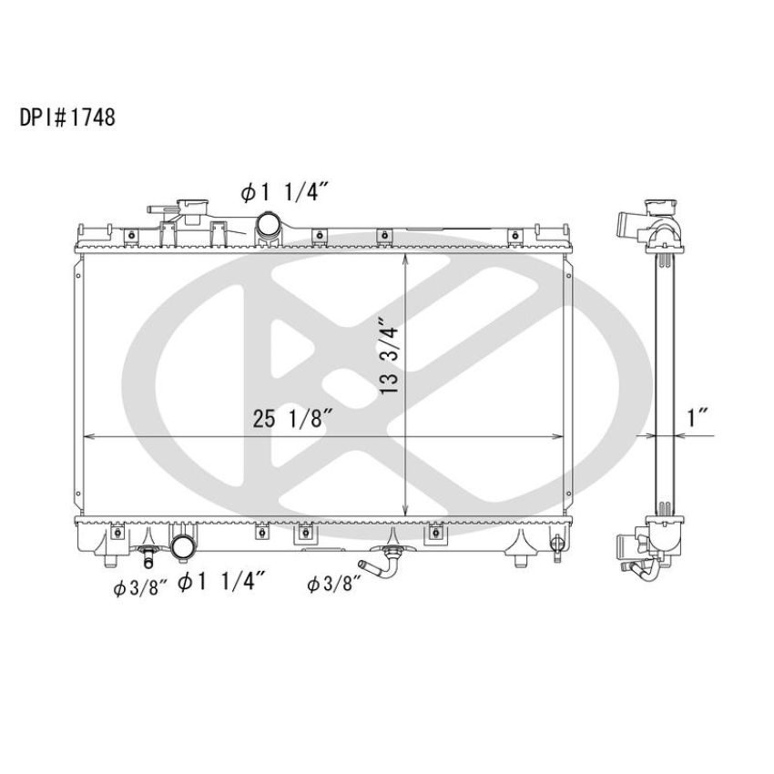 KOYORAD A1748 Koyorad Radiator A1748