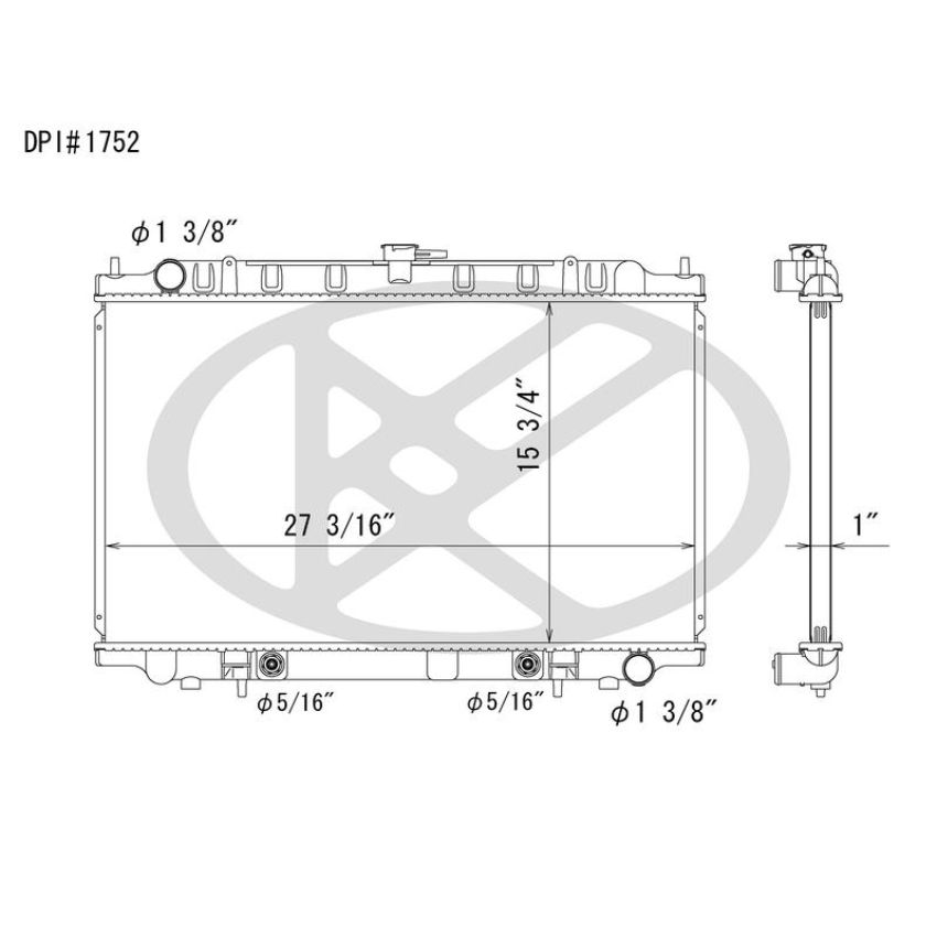 KOYORAD A1752 Koyorad Radiator A1752