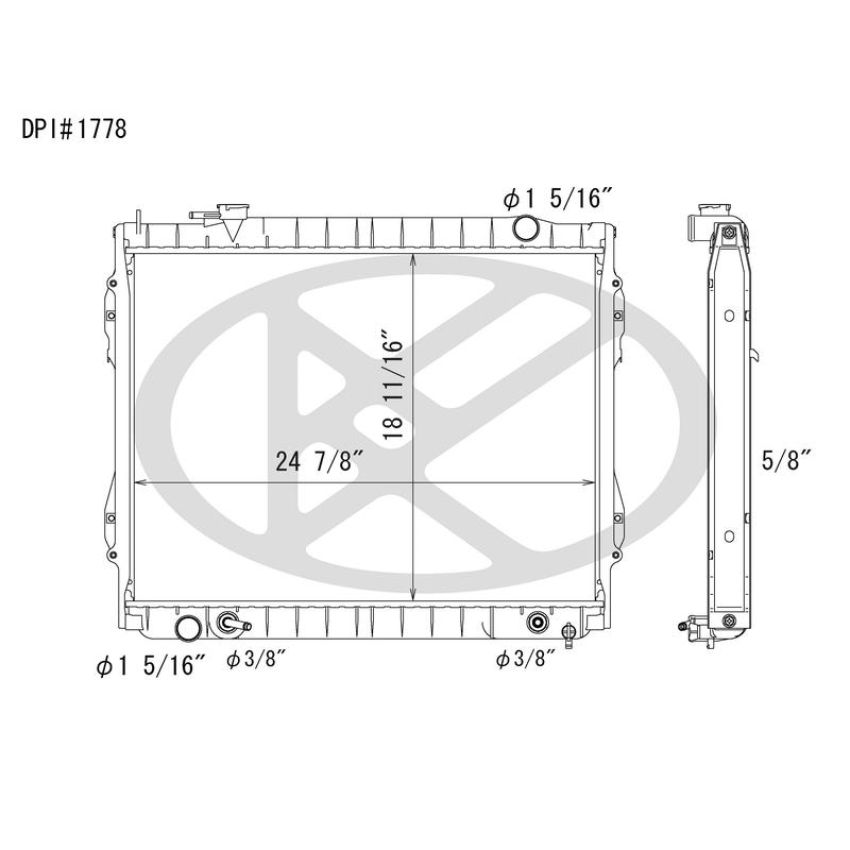 KOYORAD A1778 Koyorad Radiator A1778