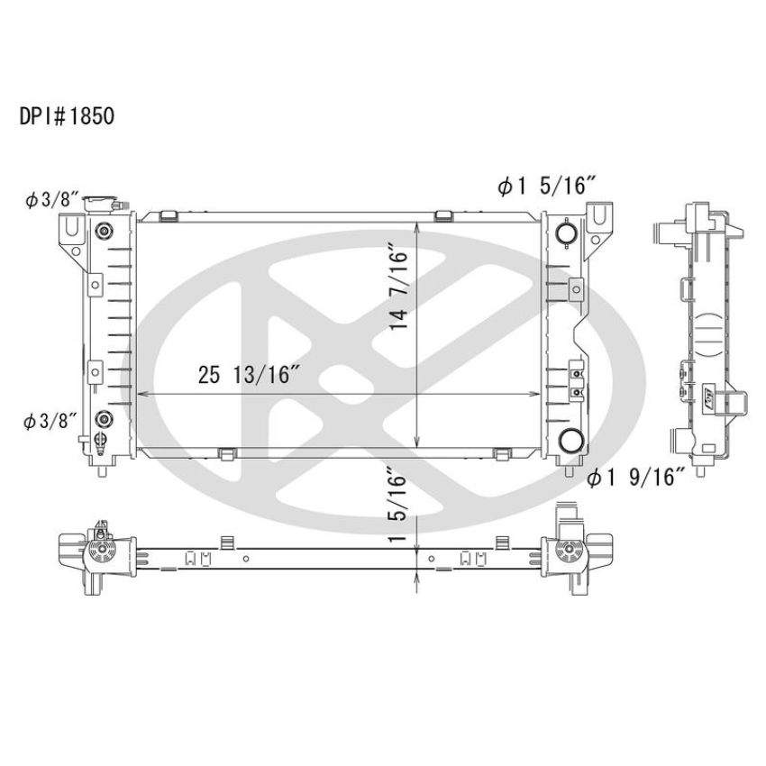 KOYORAD A1850 Koyorad Radiator A1850