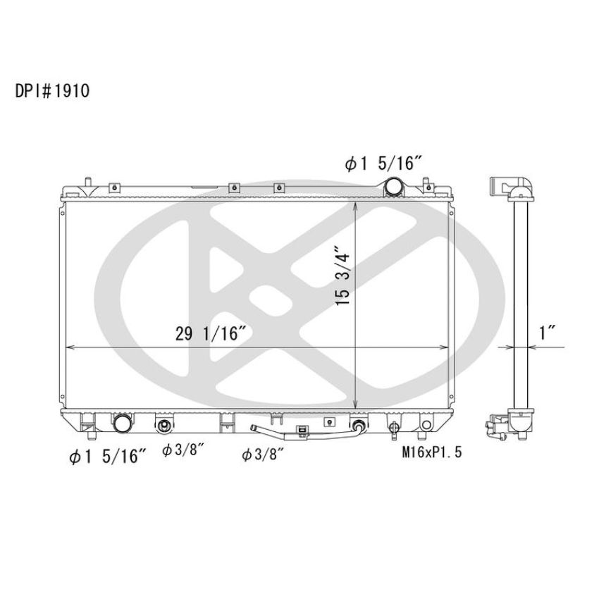 KOYORAD A1910 Koyorad Radiator A1910