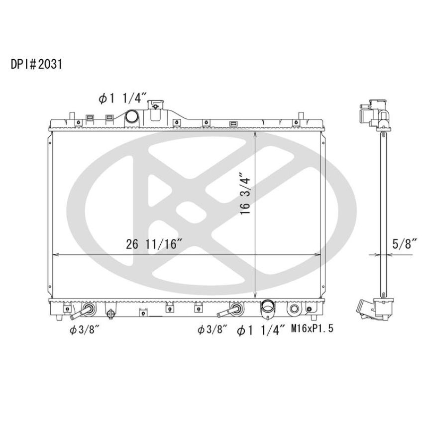 KOYORAD A2031 Koyorad Radiator A2031