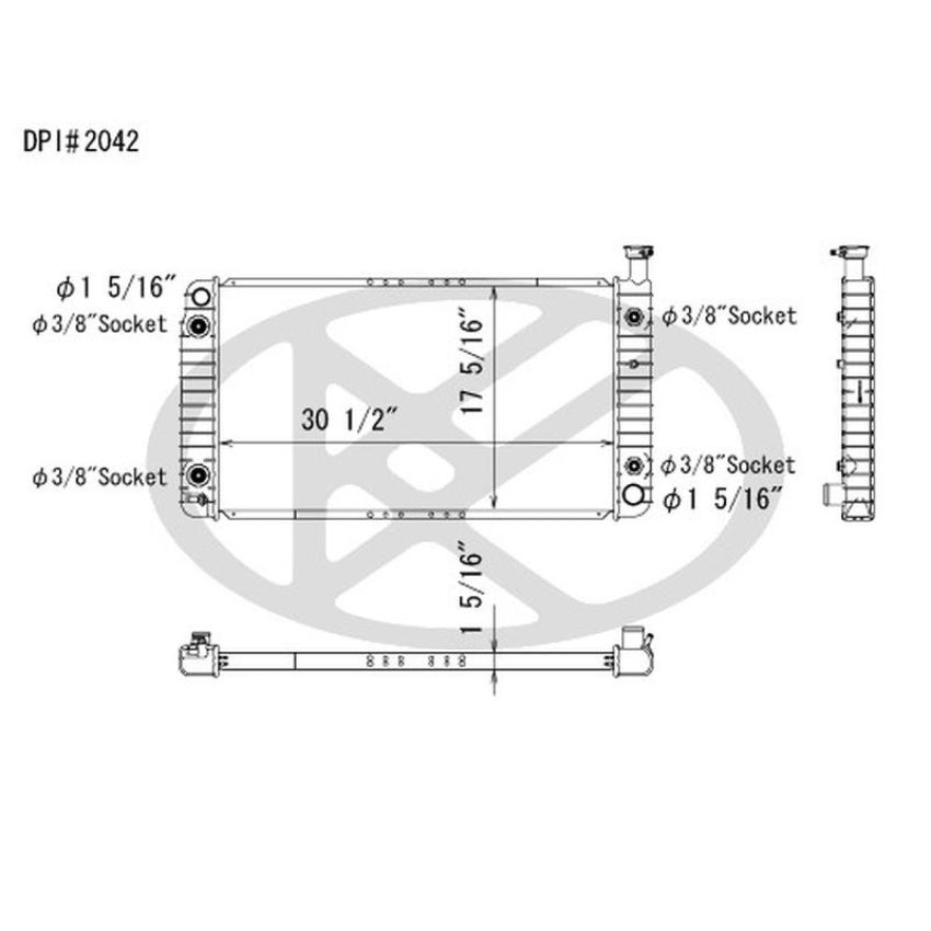 KOYORAD A2042 Koyorad Radiator A2042