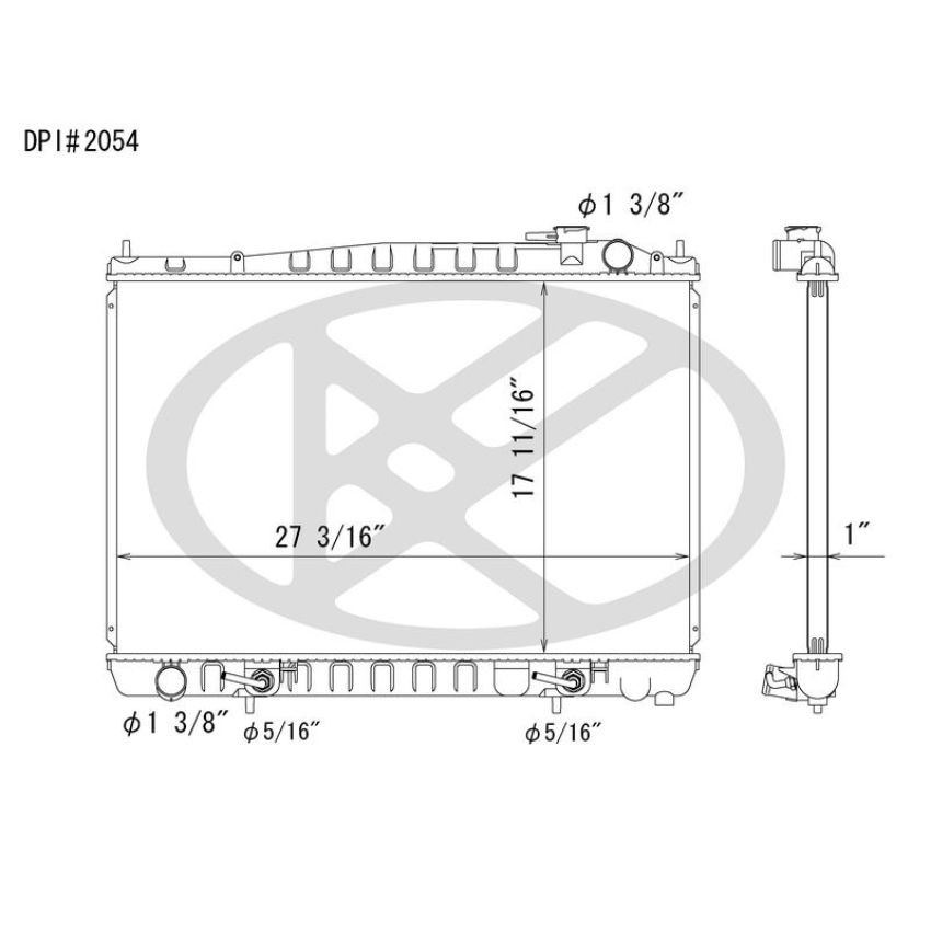 KOYORAD A2054 Koyorad Radiator A2054