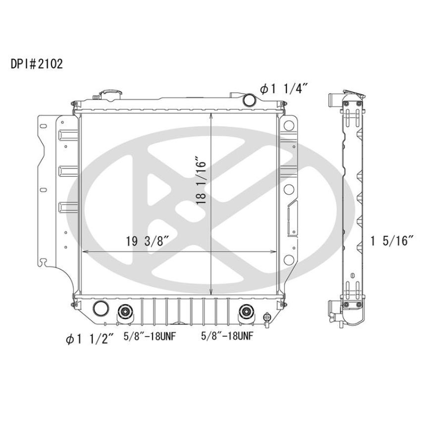 KOYORAD A2102 Koyorad Radiator A2102