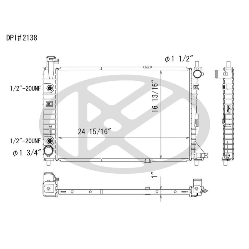 KOYORAD A2138 Koyorad Radiator A2138