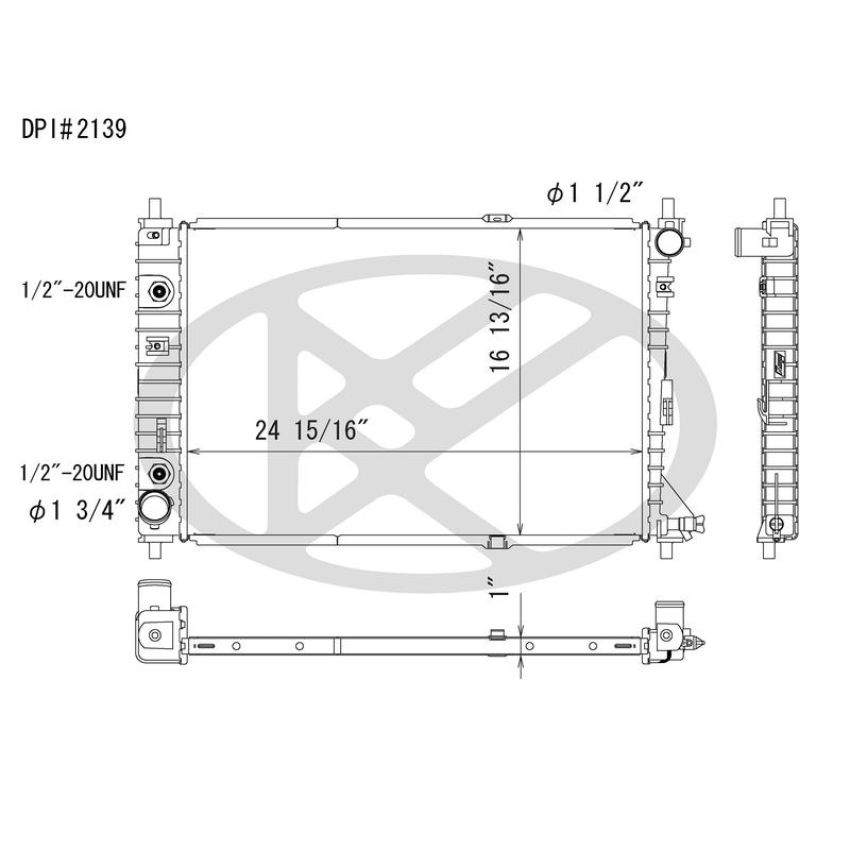 KOYORAD A2139 Koyorad Radiator A2139