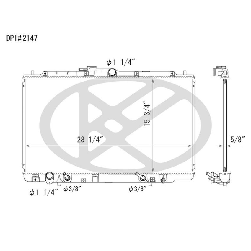 KOYORAD A2147 Koyorad Radiator A2147
