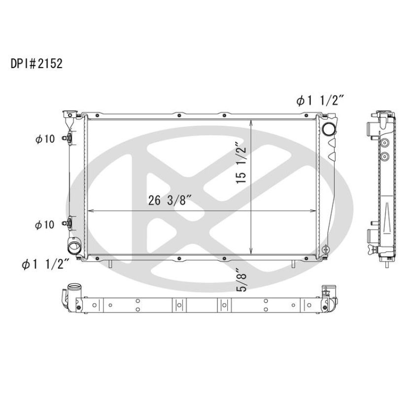 KOYORAD A2152 Koyorad Radiator A2152