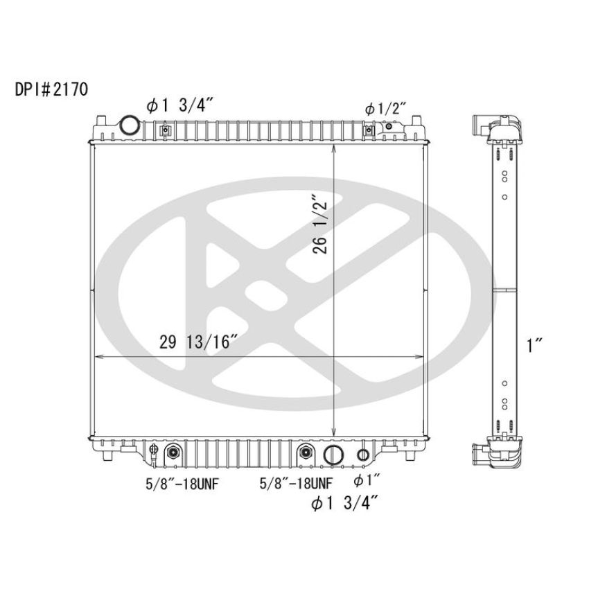 KOYORAD A2170 Koyorad Radiator A2170