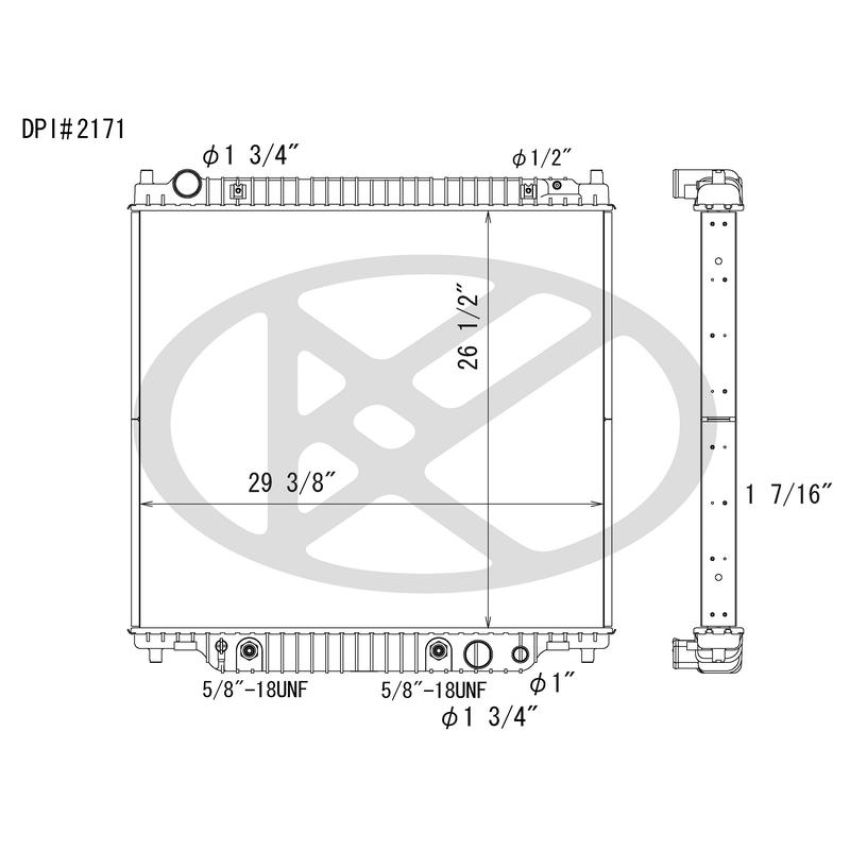 KOYORAD A2171 Koyorad Radiator A2171