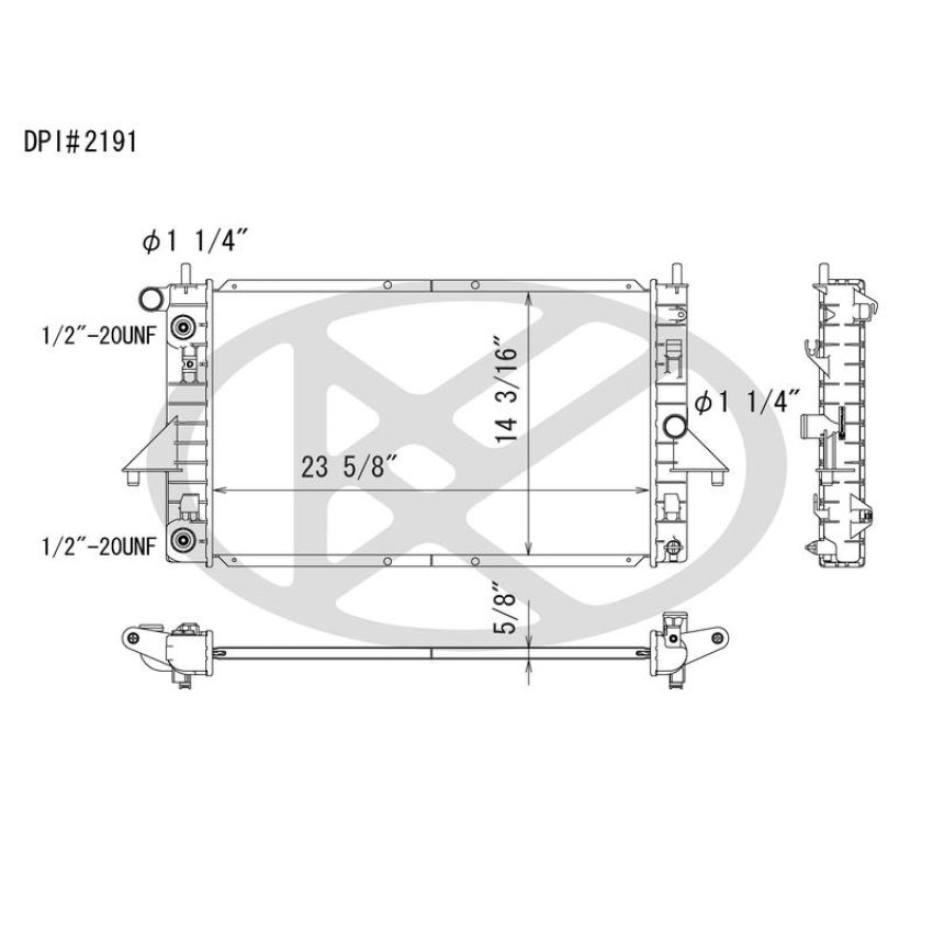KOYORAD A2191 Koyorad Radiator A2191