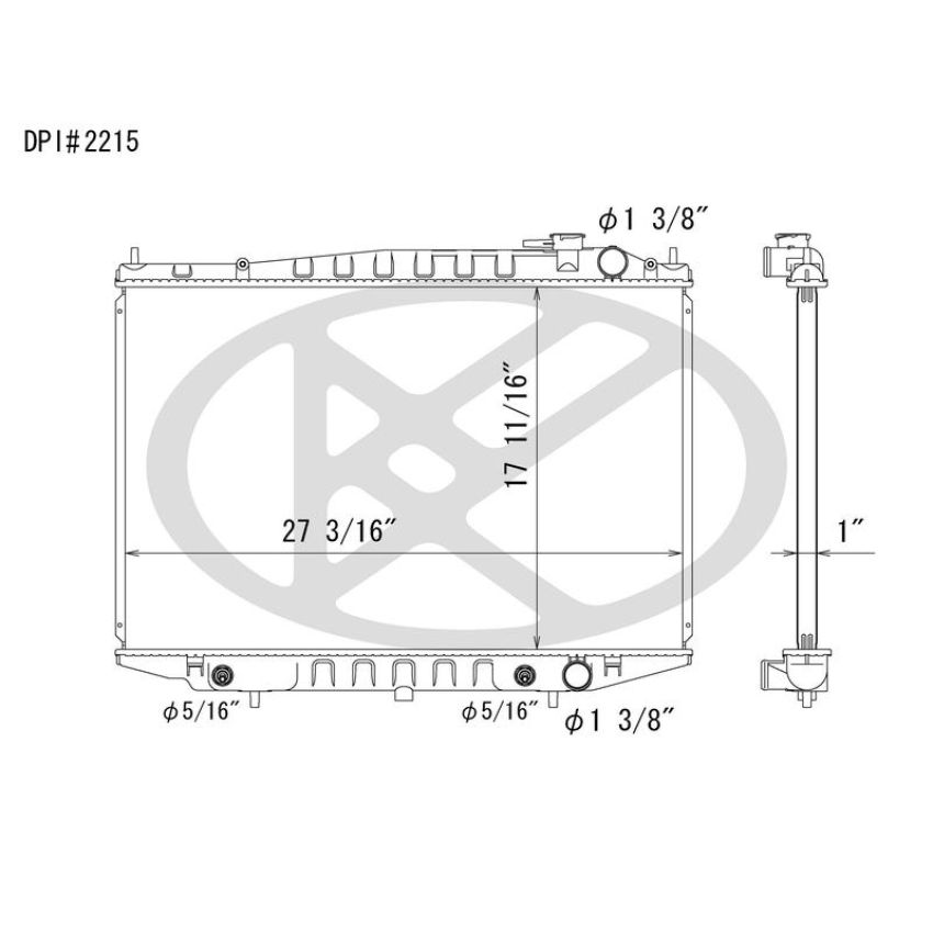 KOYORAD A2215 Koyorad Radiator A2215