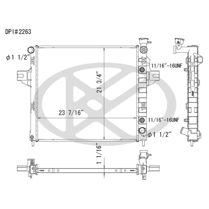 KOYORAD A2263 Koyorad Radiator A2263
