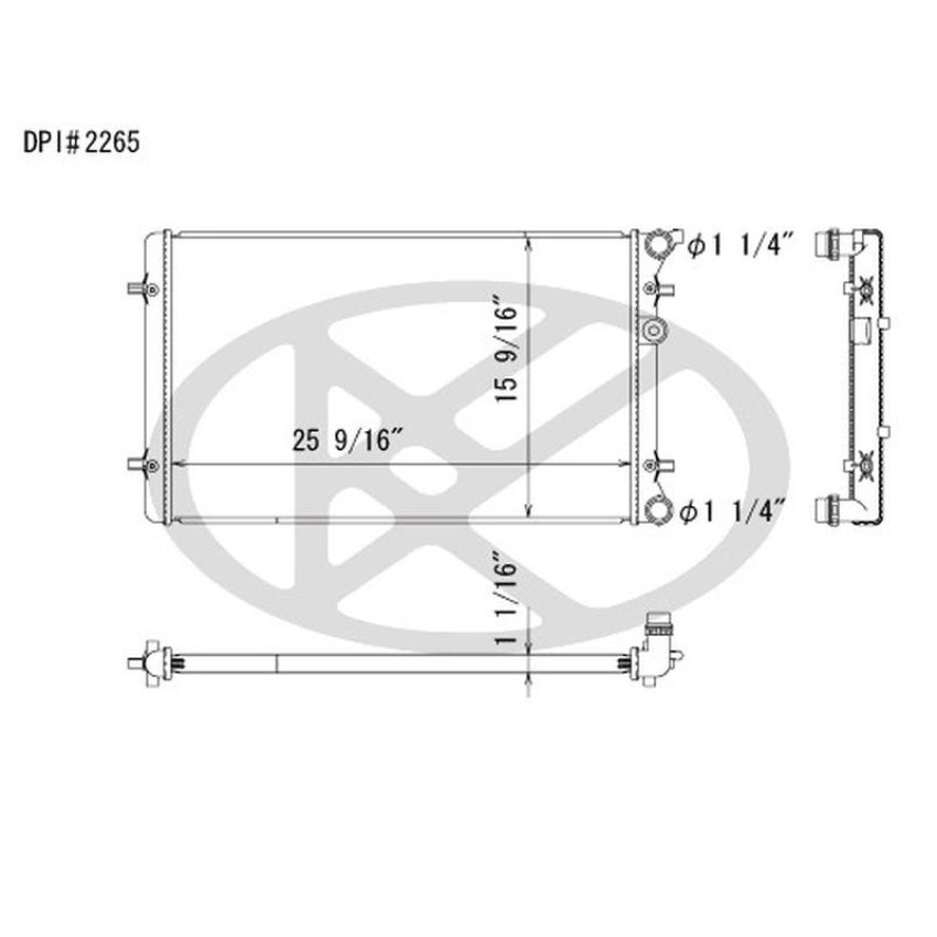 KOYORAD A2265 Koyorad Radiator A2265