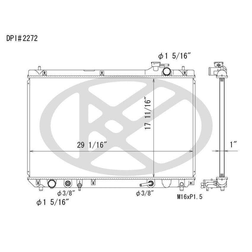 KOYORAD A2272 Koyorad Radiator A2272