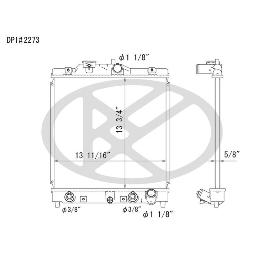 KOYORAD A2273 Koyorad Radiator A2273