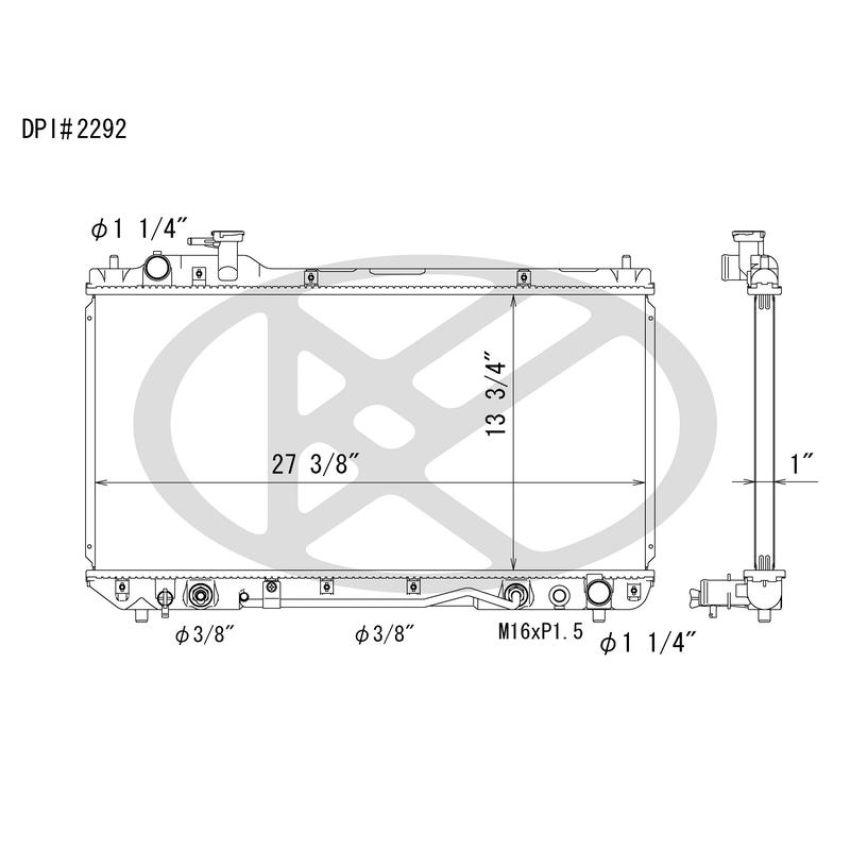 KOYORAD A2292 Koyorad Radiator A2292