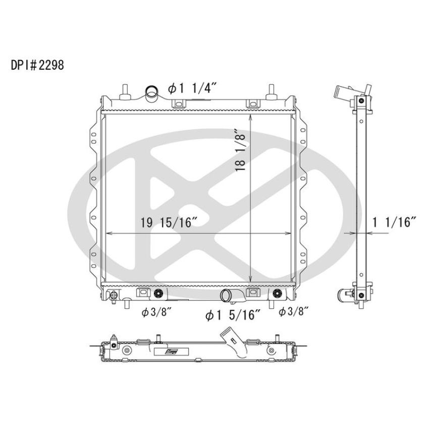 KOYORAD A2298 Koyorad Radiator A2298