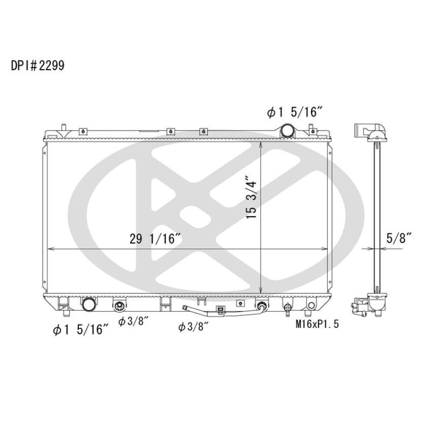 KOYORAD A2299 Koyorad Radiator A2299