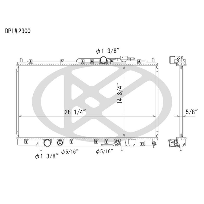 KOYORAD A2300 Koyorad Radiator A2300