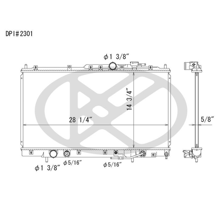 KOYORAD A2301 Koyorad Radiator A2301