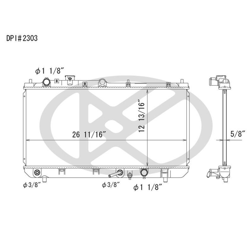 KOYORAD A2303 Koyorad Radiator A2303