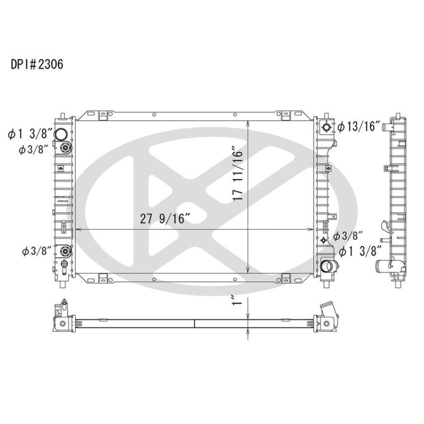 KOYORAD A2306 Koyorad Radiator A2306