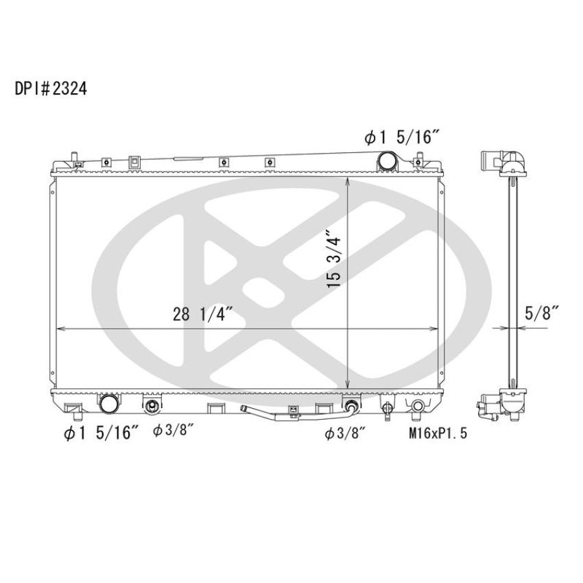 KOYORAD A2324 Koyorad Radiator A2324