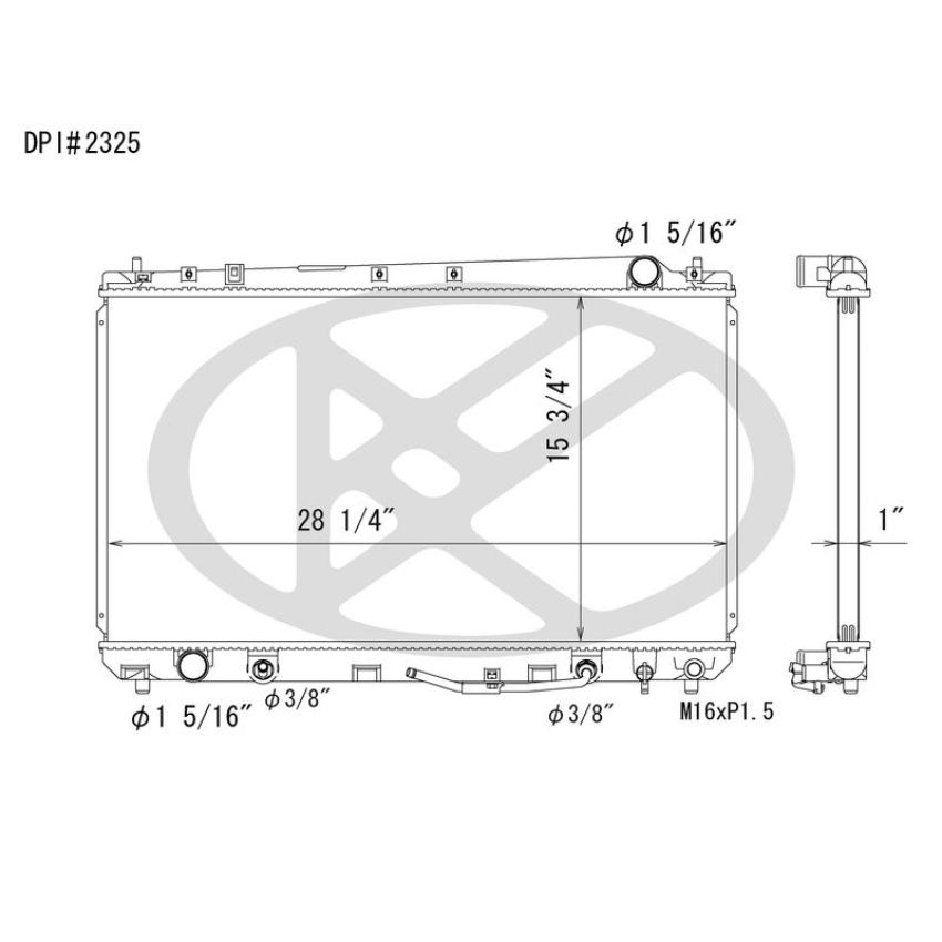 KOYORAD A2325 Koyorad Radiator A2325