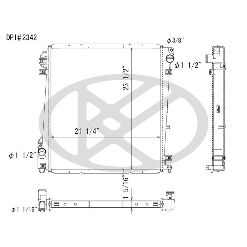 KOYORAD A2342 Koyorad Radiator A2342