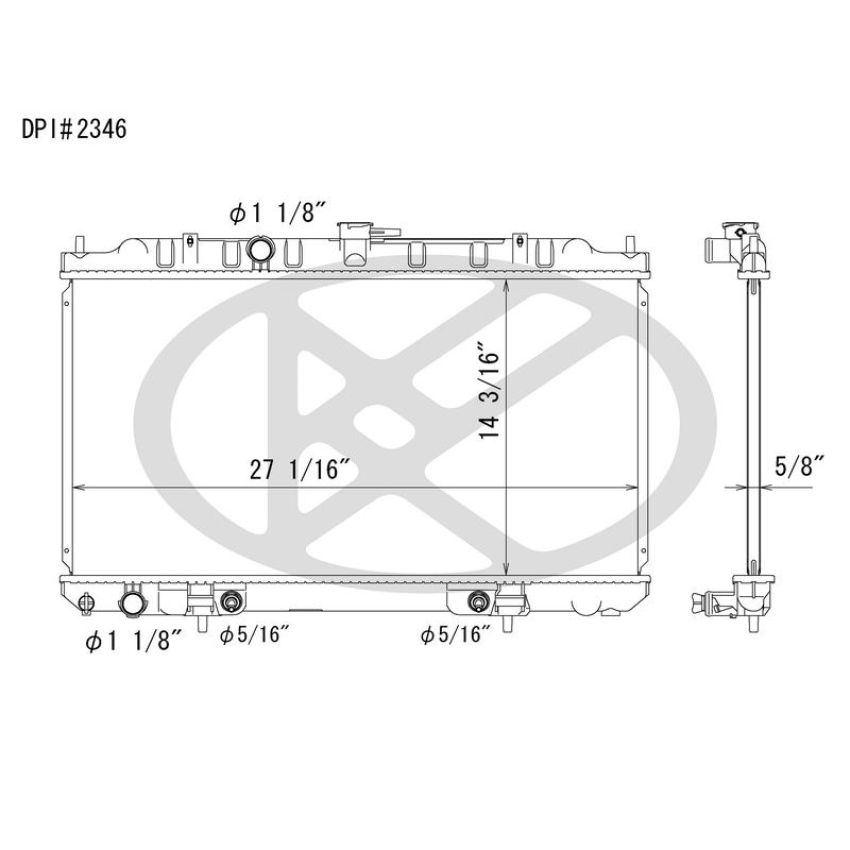 KOYORAD A2346 Koyorad Radiator A2346