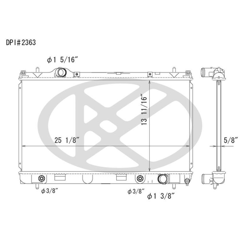 KOYORAD A2363 Koyorad Radiator A2363