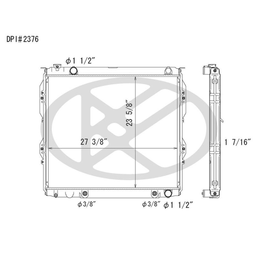 KOYORAD A2376 Koyorad Radiator A2376