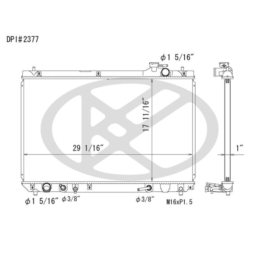 KOYORAD A2377 Koyorad Radiator A2377