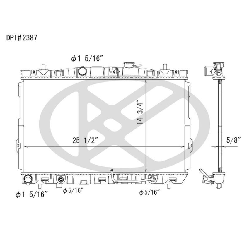 KOYORAD A2387 Koyorad Radiator A2387
