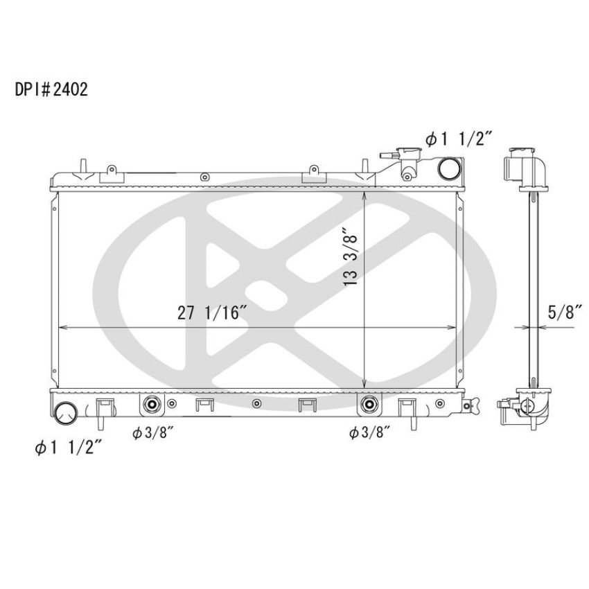 KOYORAD A2402 Koyorad Radiator A2402