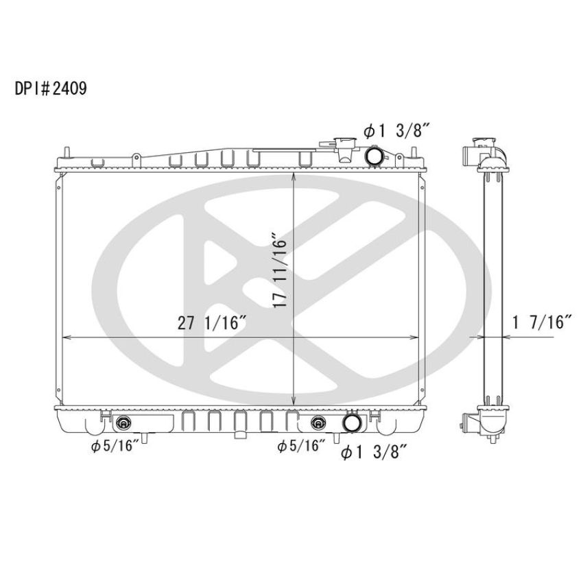 KOYORAD A2409 Koyorad Radiator A2409