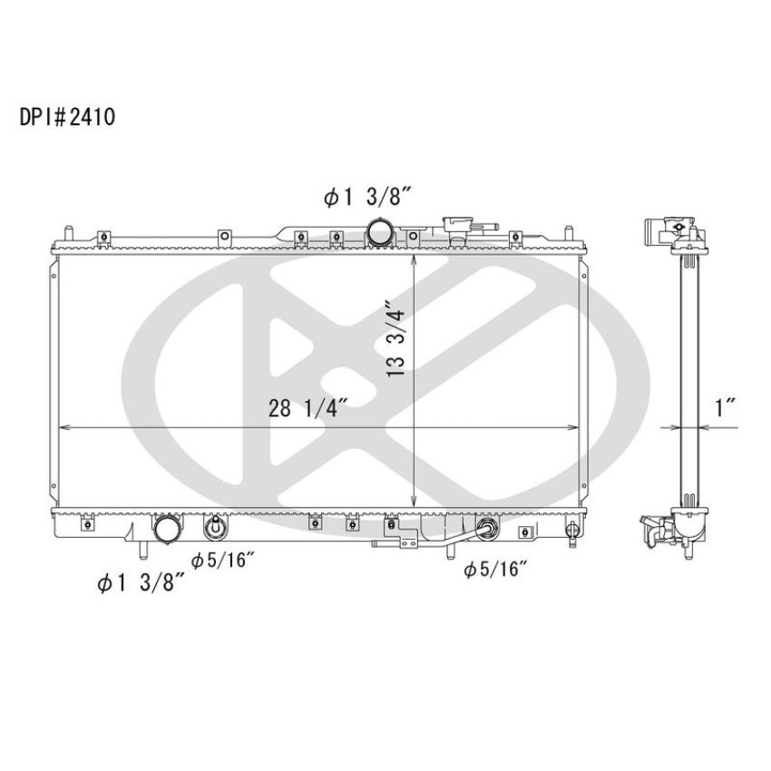 KOYORAD A2410 Koyorad Radiator A2410