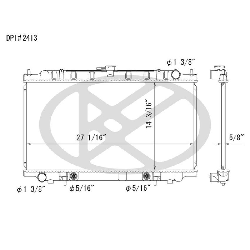KOYORAD A2413 Koyorad Radiator A2413