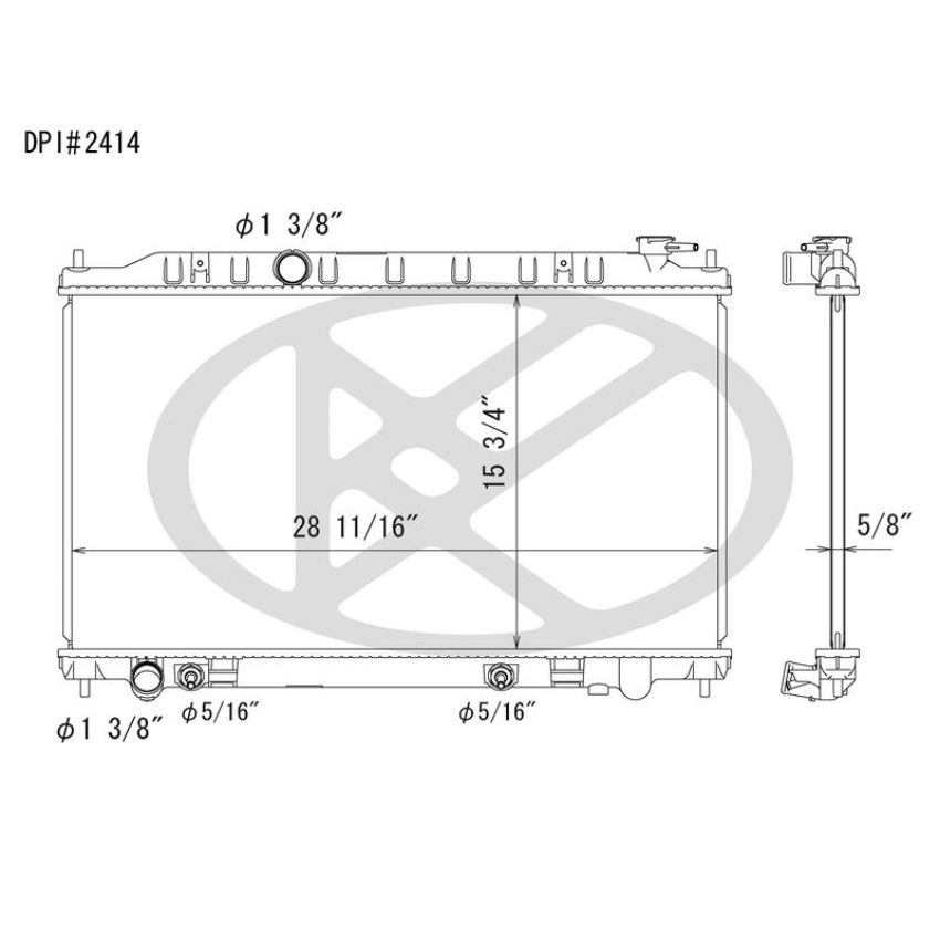 KOYORAD A2414 Koyorad Radiator A2414