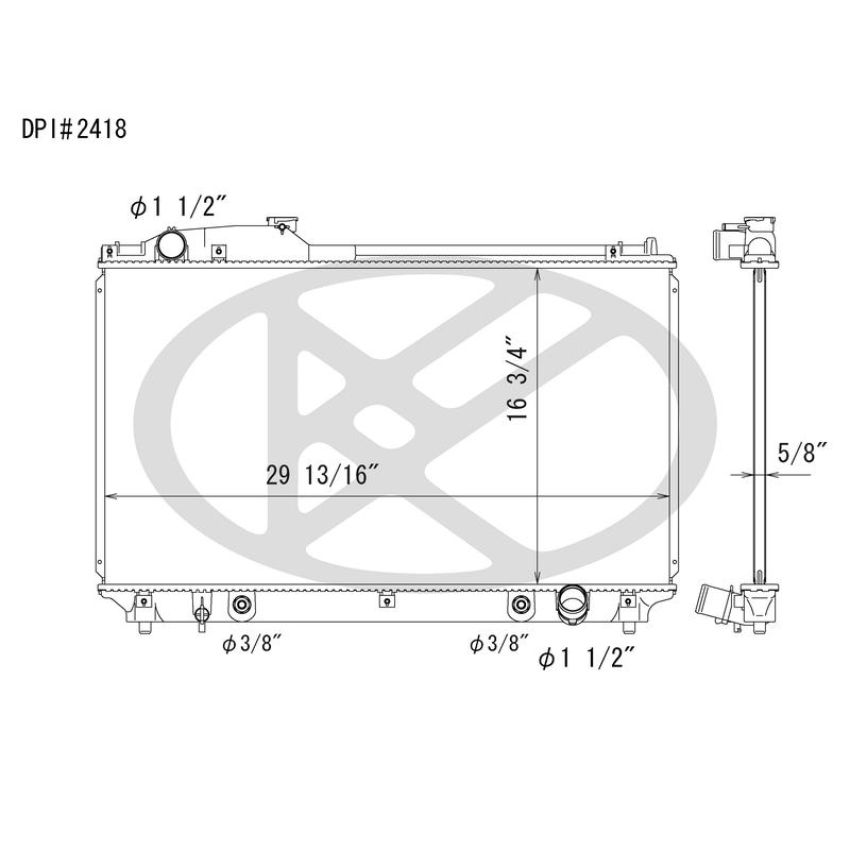 KOYORAD A2418 Koyorad Radiator A2418