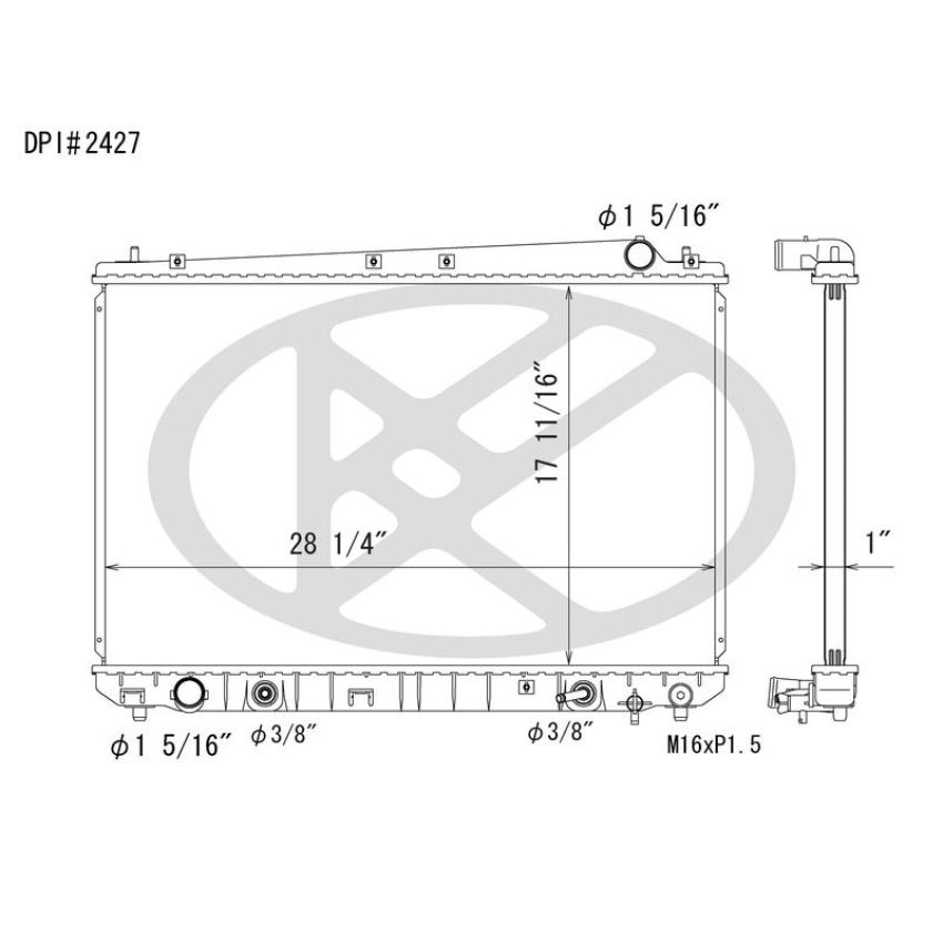 KOYORAD A2427 Koyorad Radiator A2427