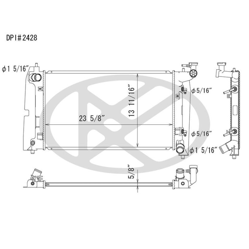 KOYORAD A2428 Koyorad Radiator A2428